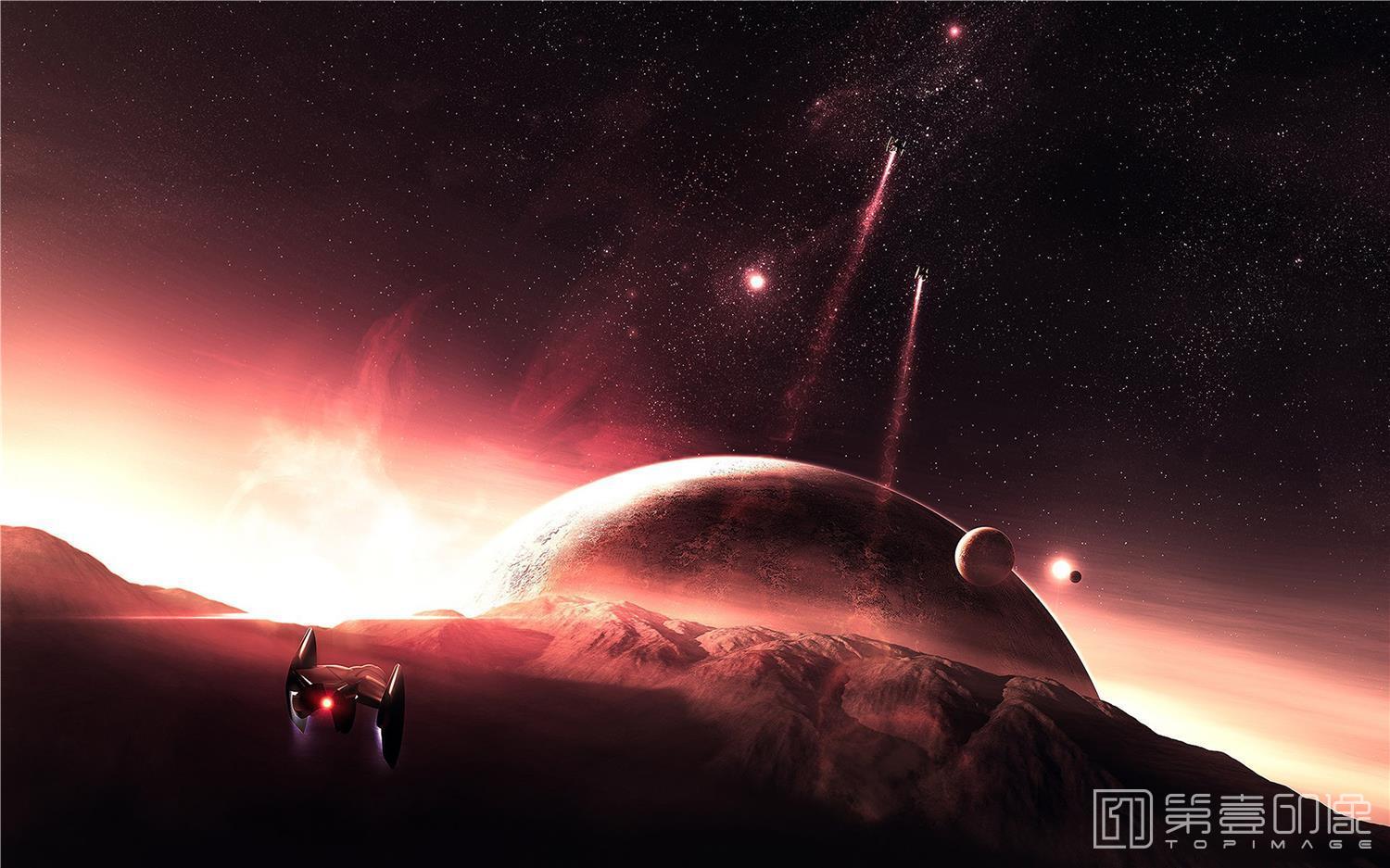 电脑绘画-星空与星云-031