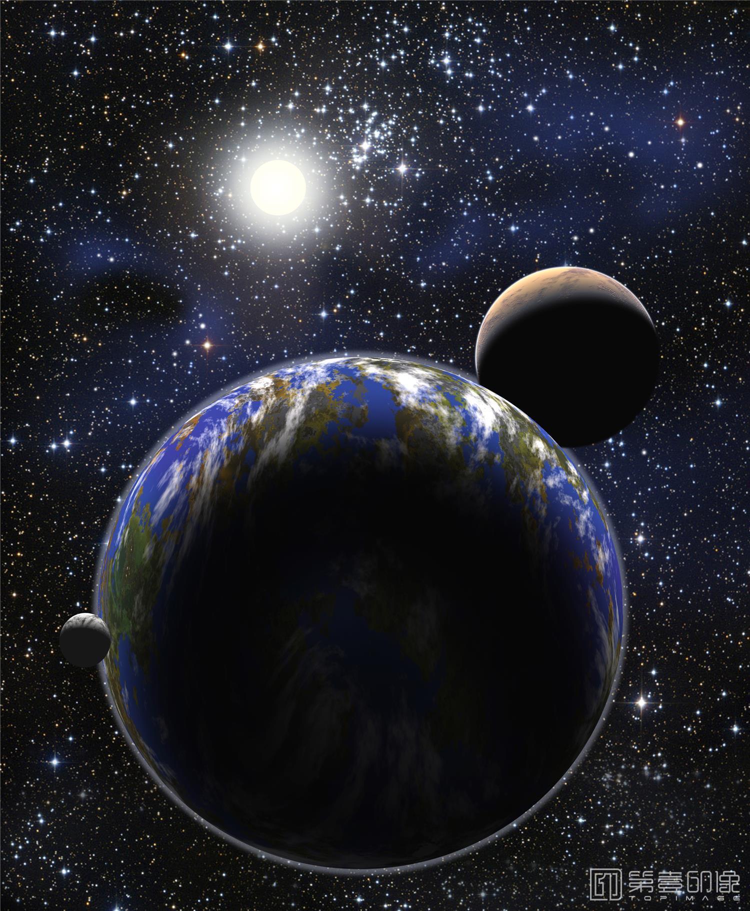 电脑绘画-星空与星云-033