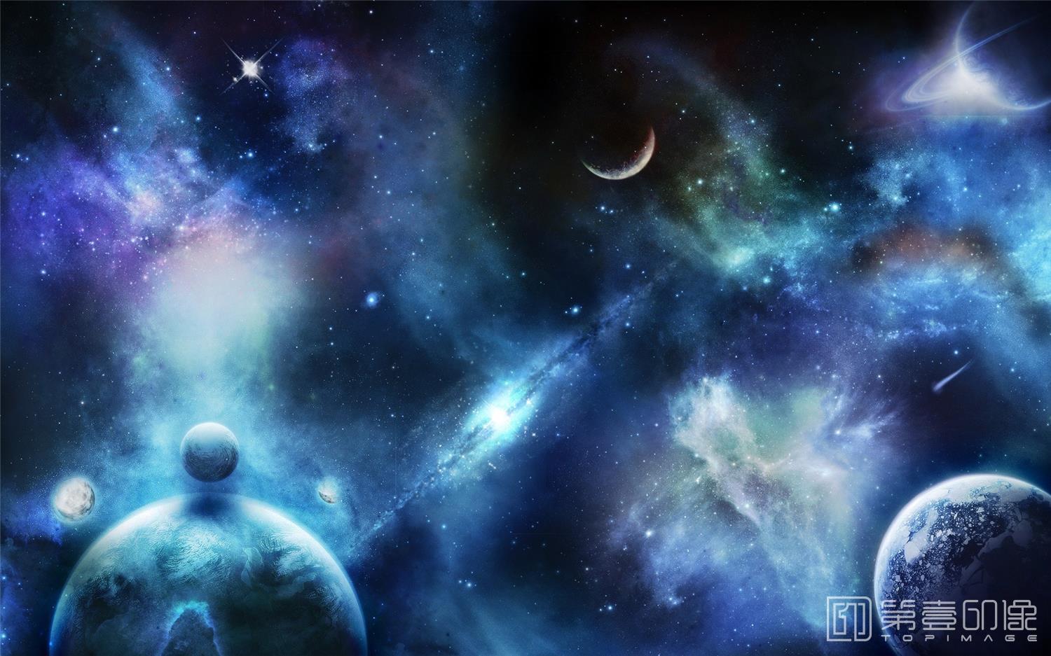 电脑绘画-星空与星云-070