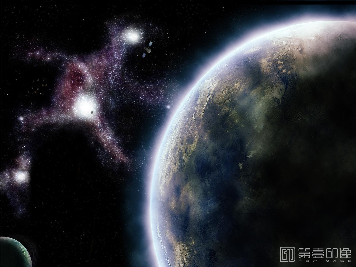 电脑绘画-星空与星云-079