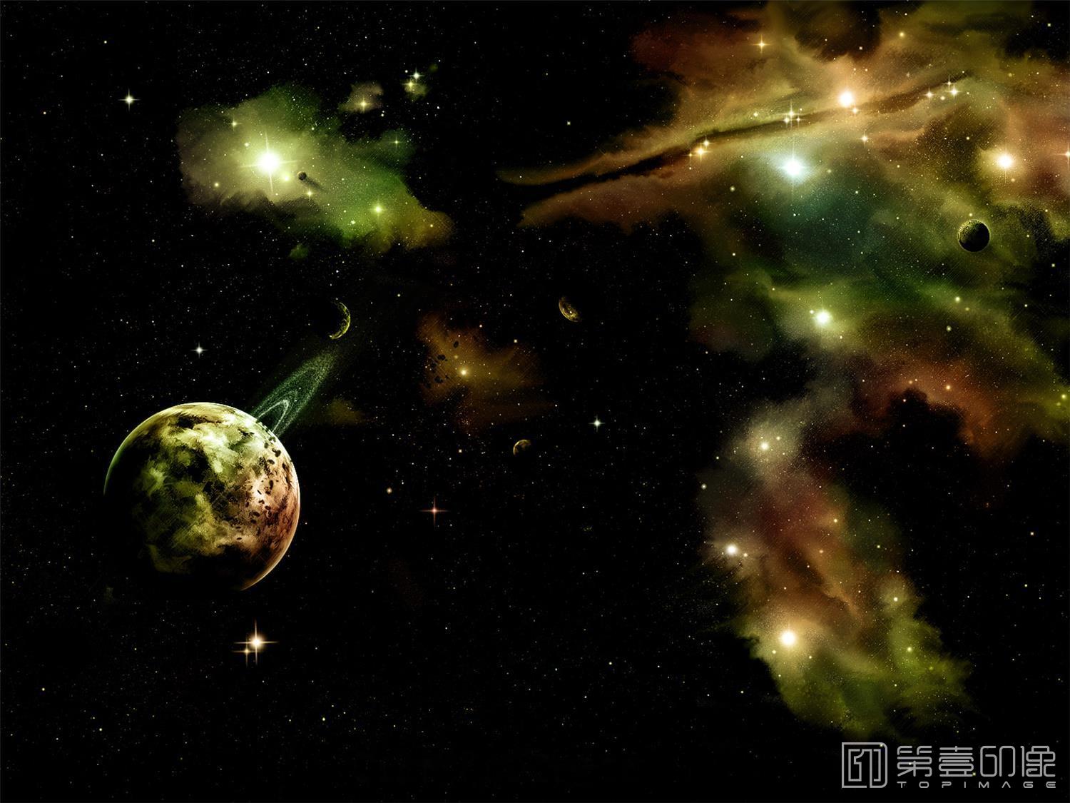 电脑绘画-星空与星云-081