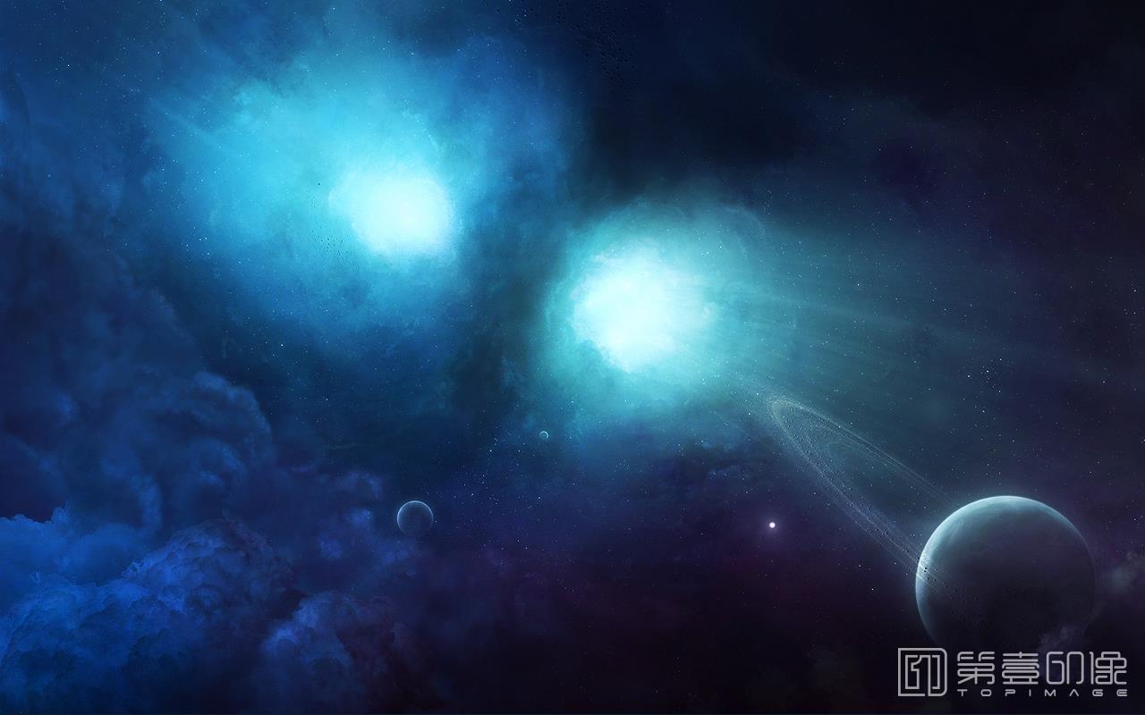 电脑绘画-星空与星云-085