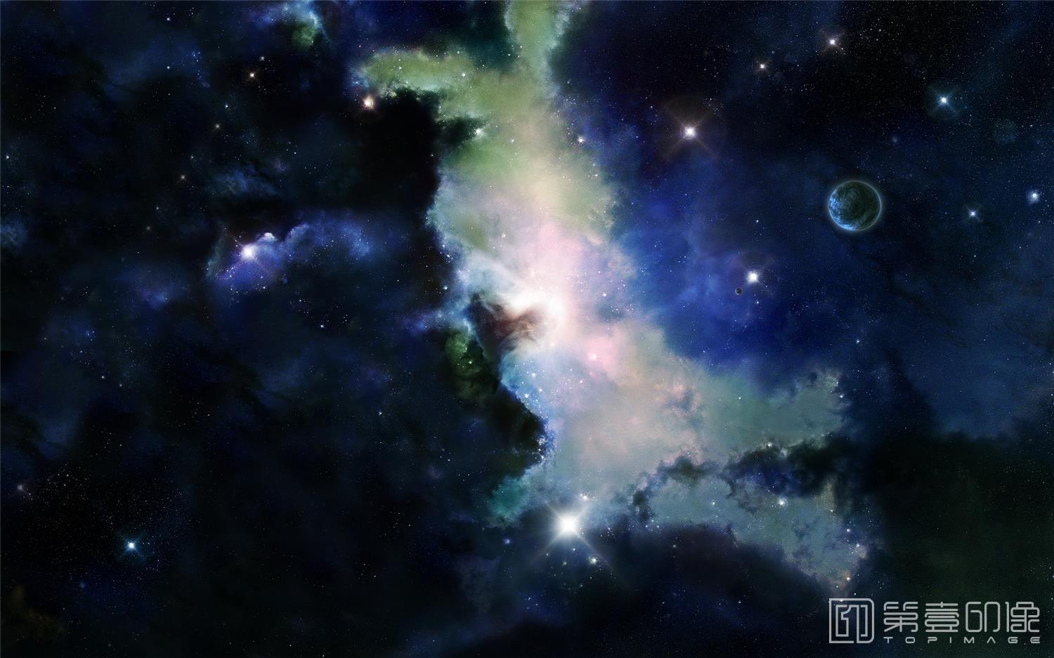 电脑绘画-星空与星云-092