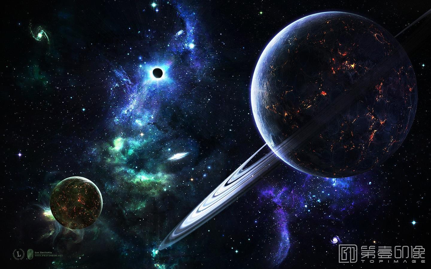 电脑绘画-星空与星云-109