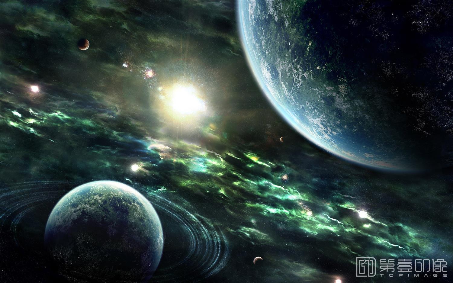 电脑绘画-星空与星云-130