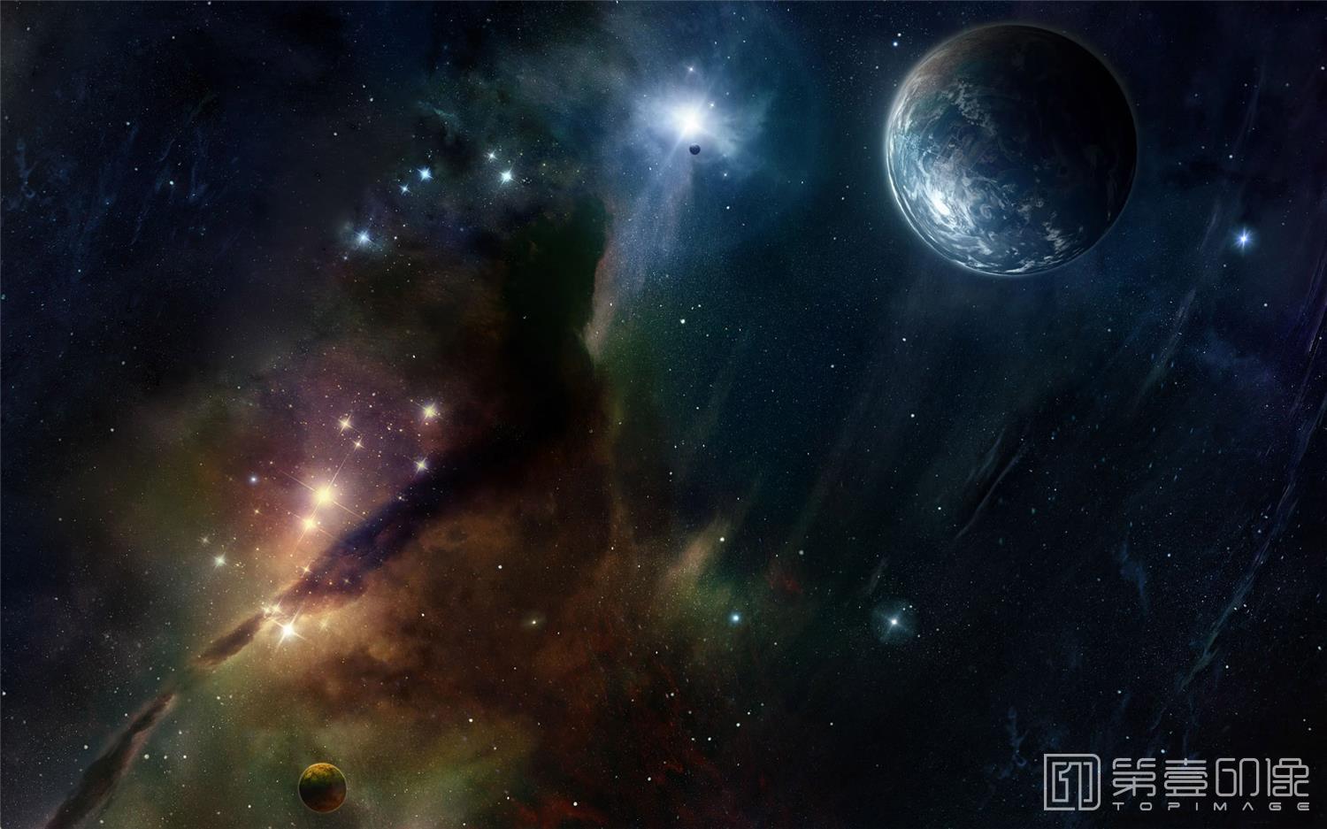 电脑绘画-星空与星云-136