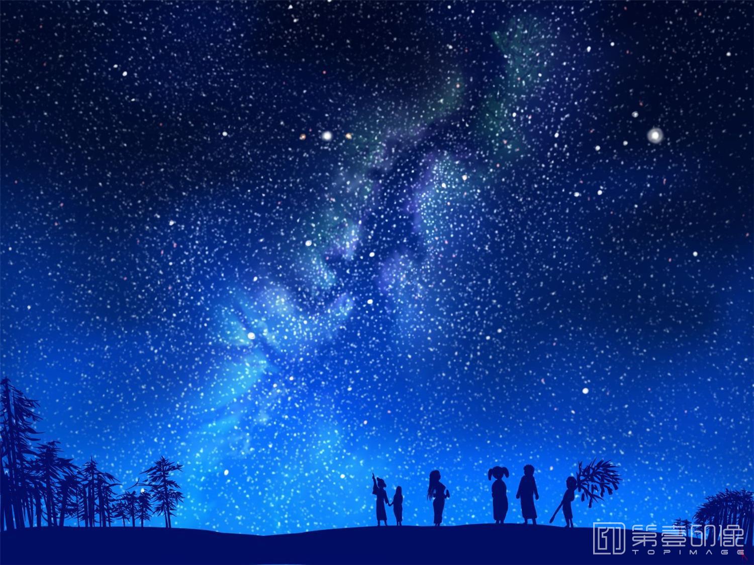 电脑绘画-星空与星云-159