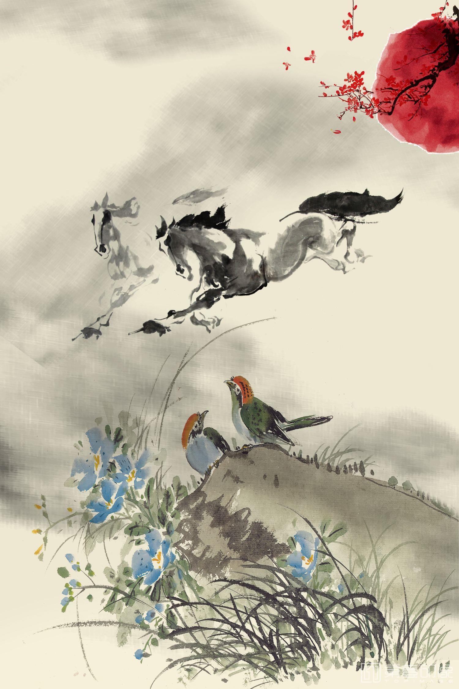 电脑绘画-中国风背景图-289