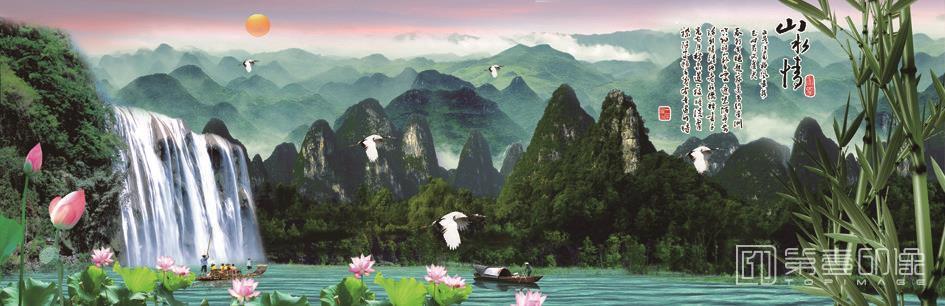 水彩画-装饰画-中堂画-33