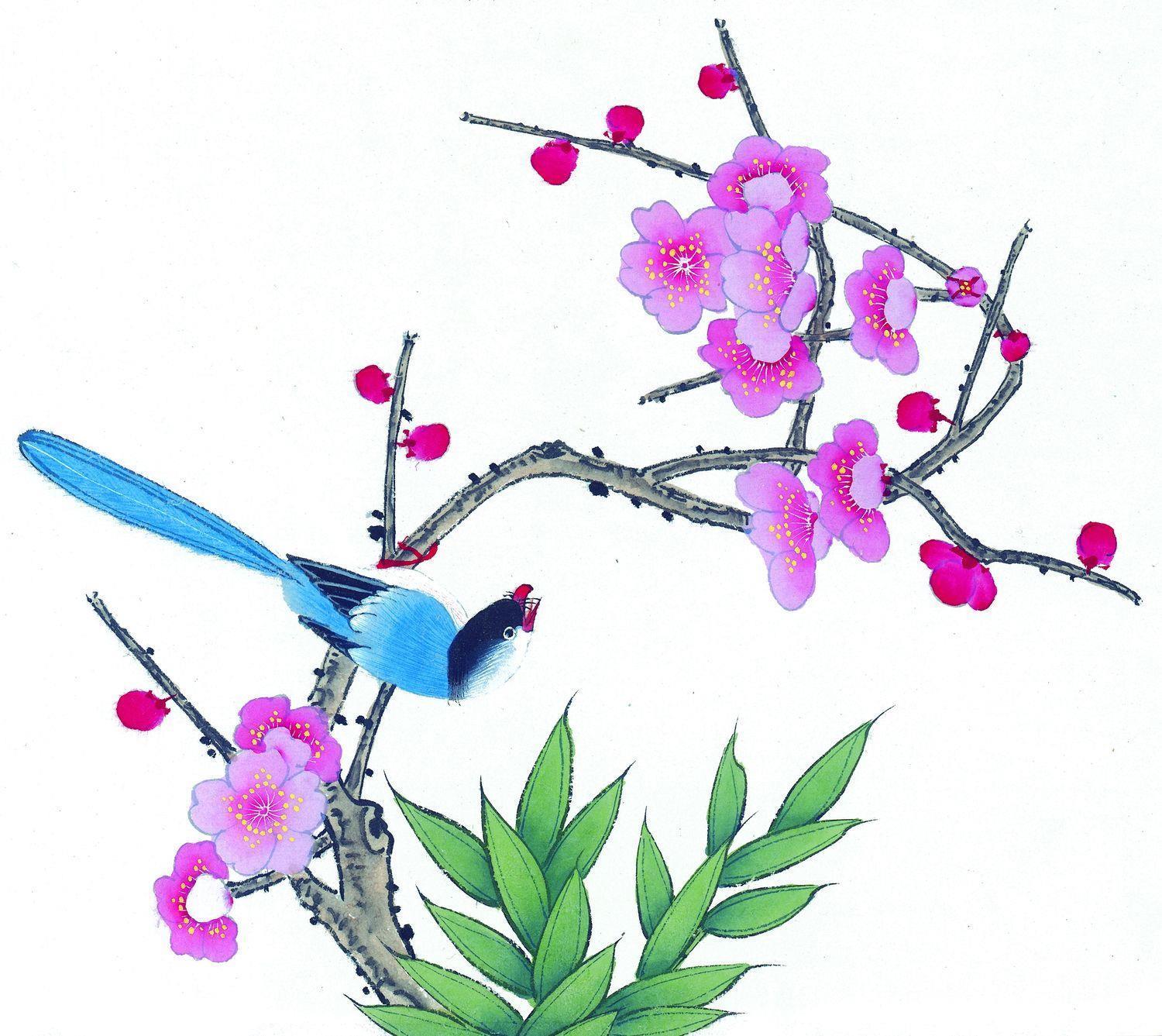 水彩画-动物花鸟-048