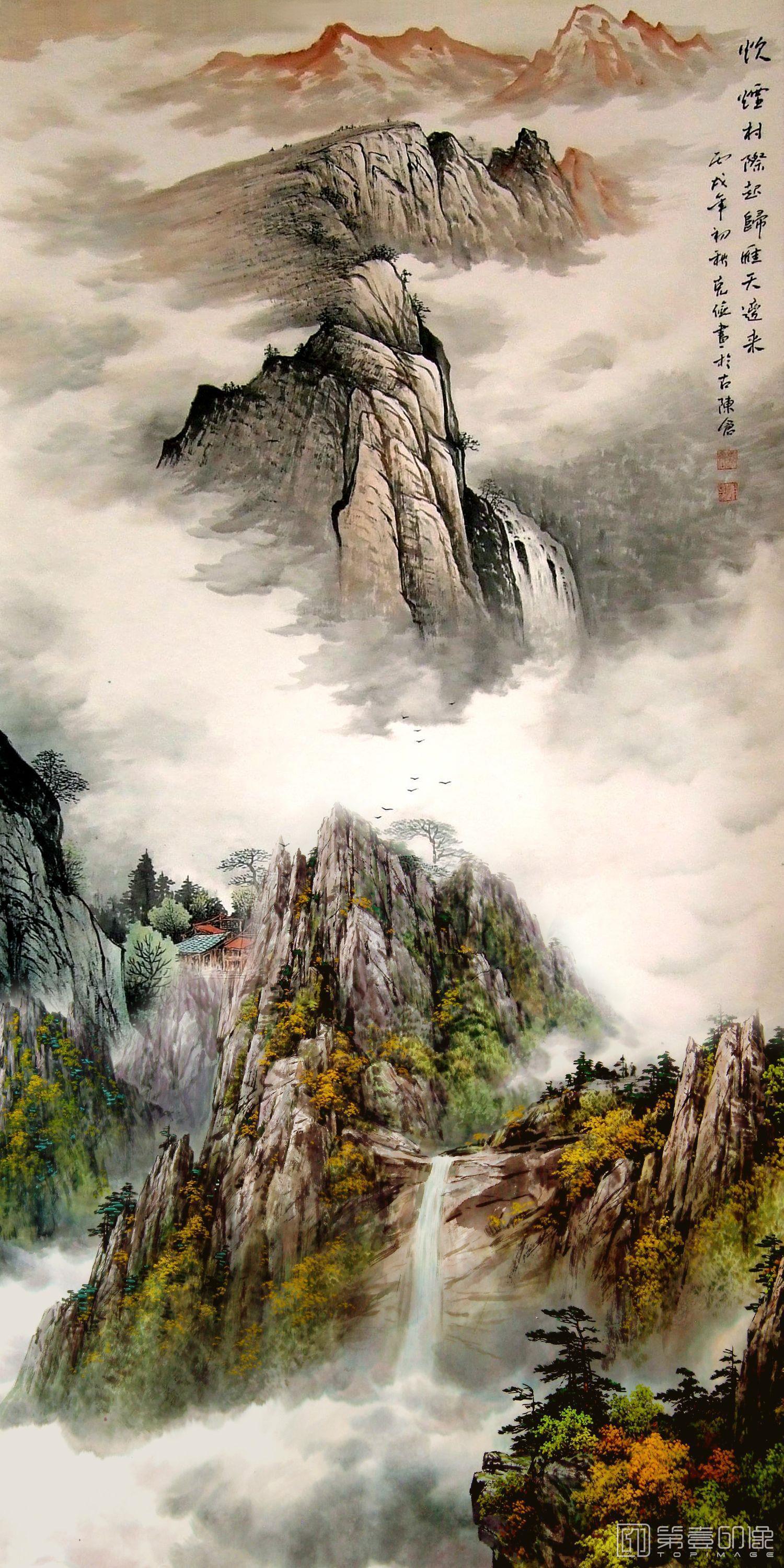 国画-装饰画-山水画-334