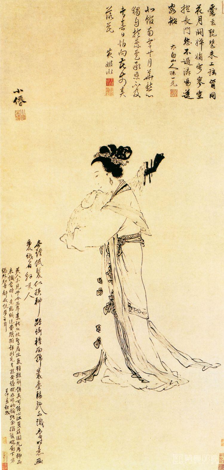 国画-玄关彩雕-384