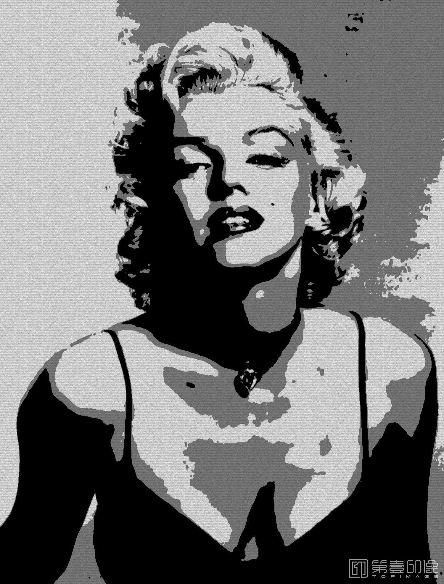电脑绘画-玛丽莲·梦露 (Marilyn Monroe)影集-003