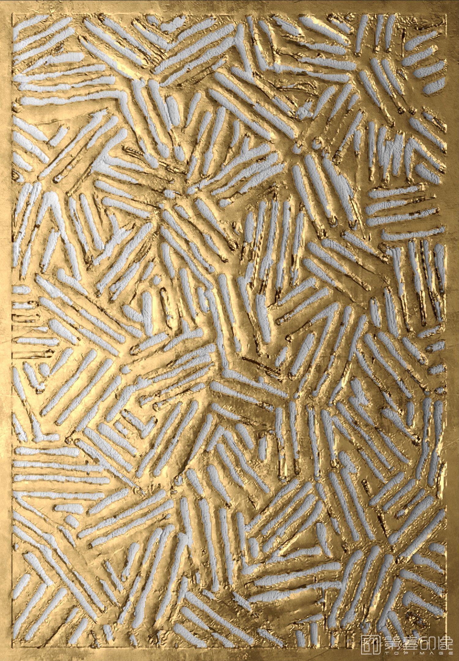 电脑绘画-装饰画-金箔系列-096