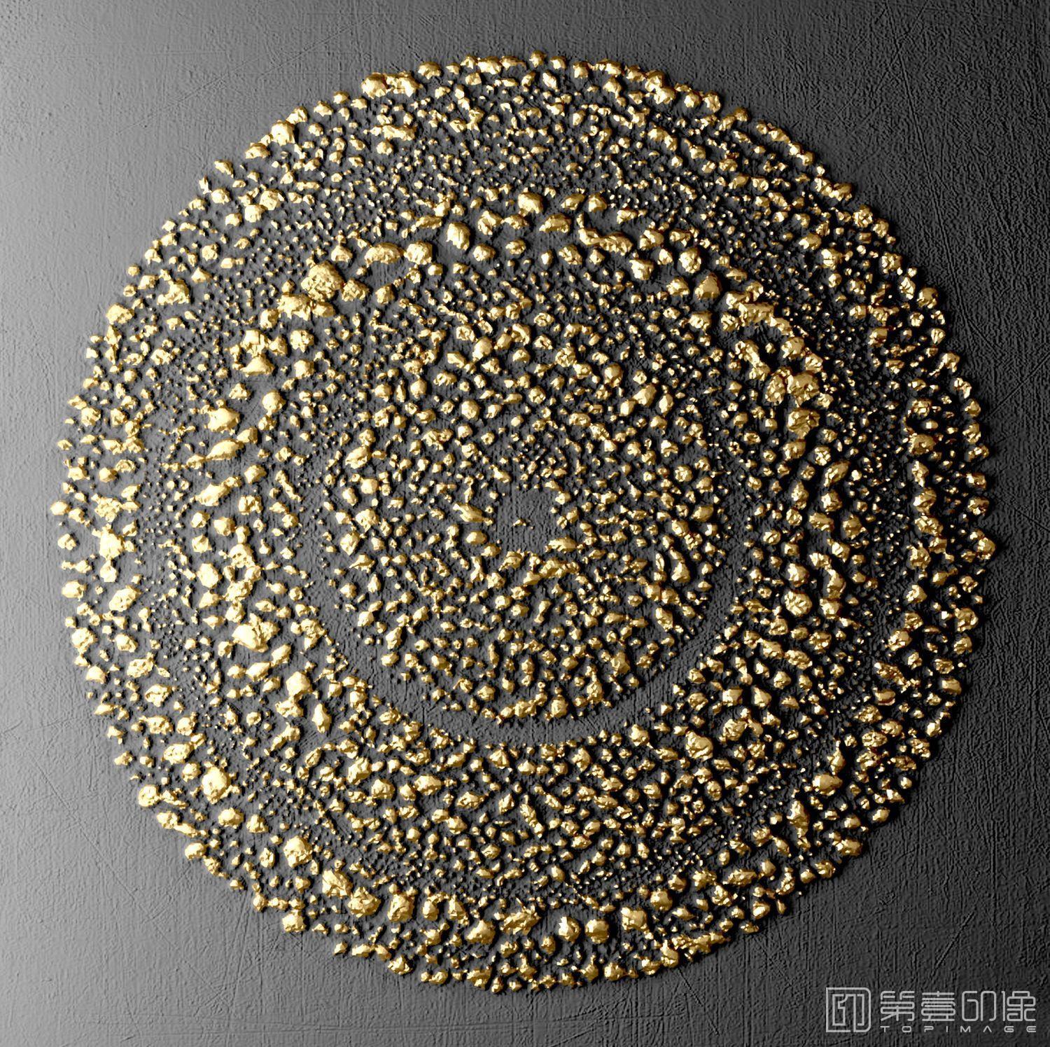 电脑绘画-装饰画-金箔系列-118