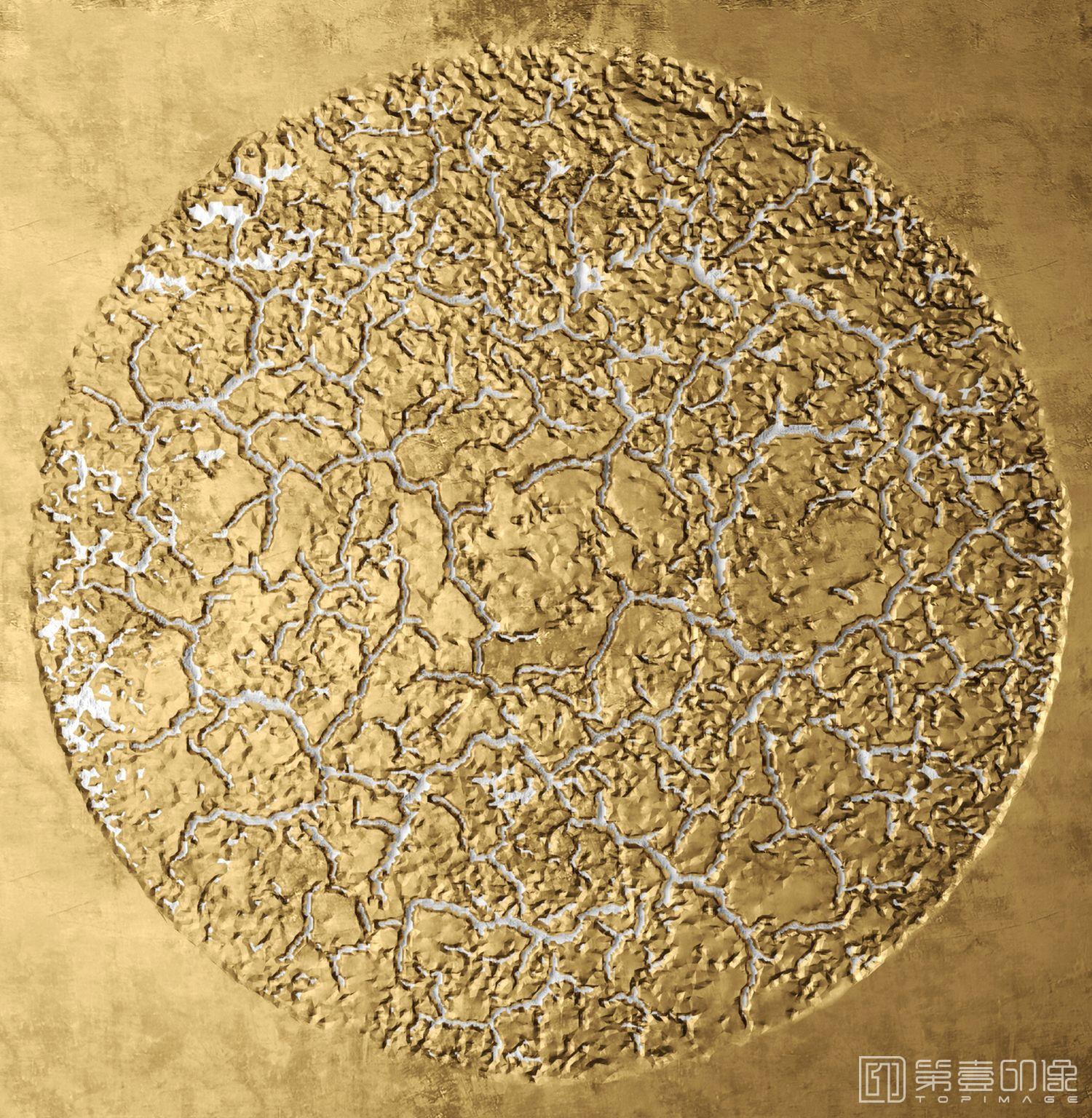 电脑绘画-装饰画-金箔系列-120