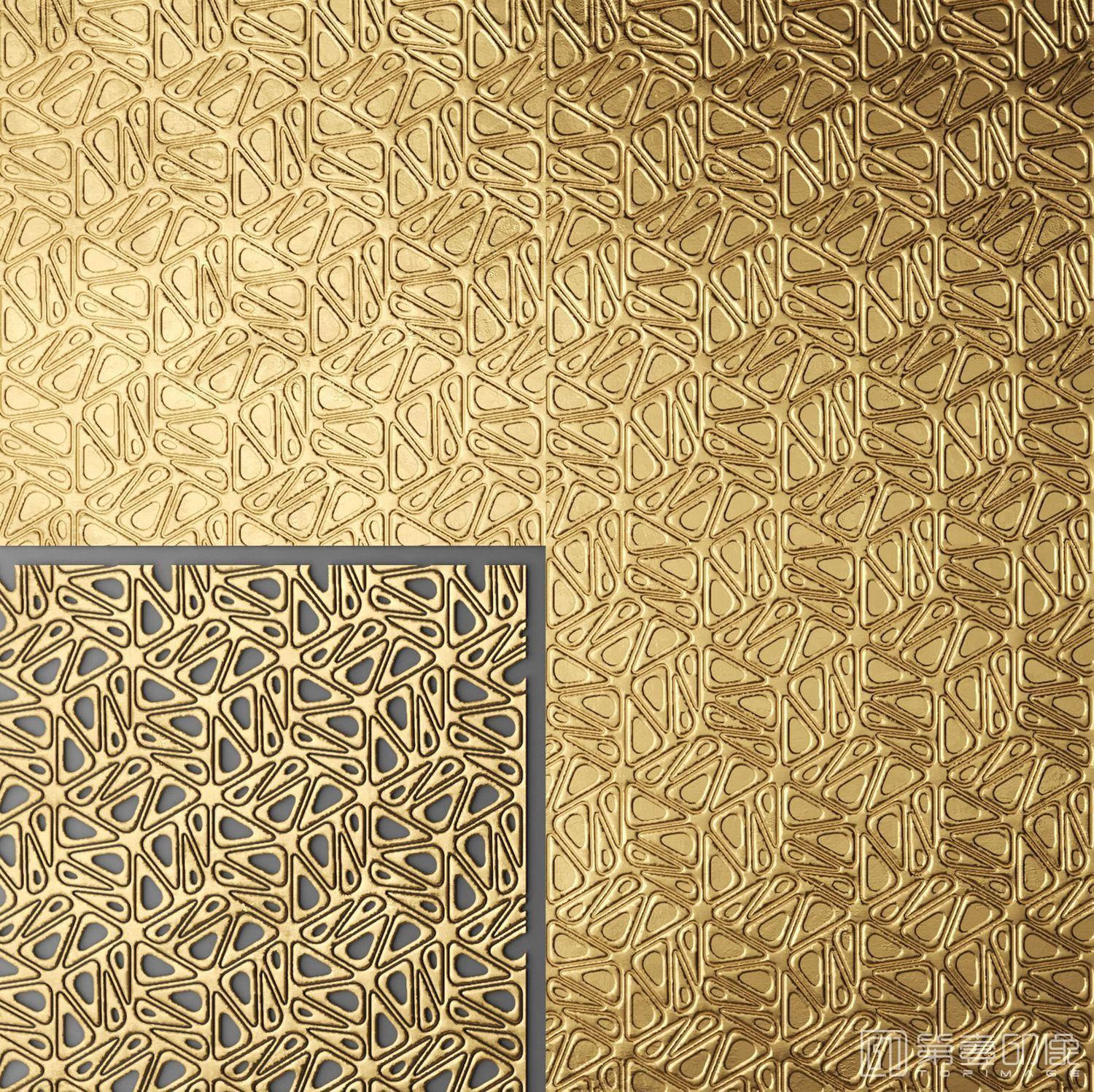 电脑绘画-装饰画-金箔系列-129