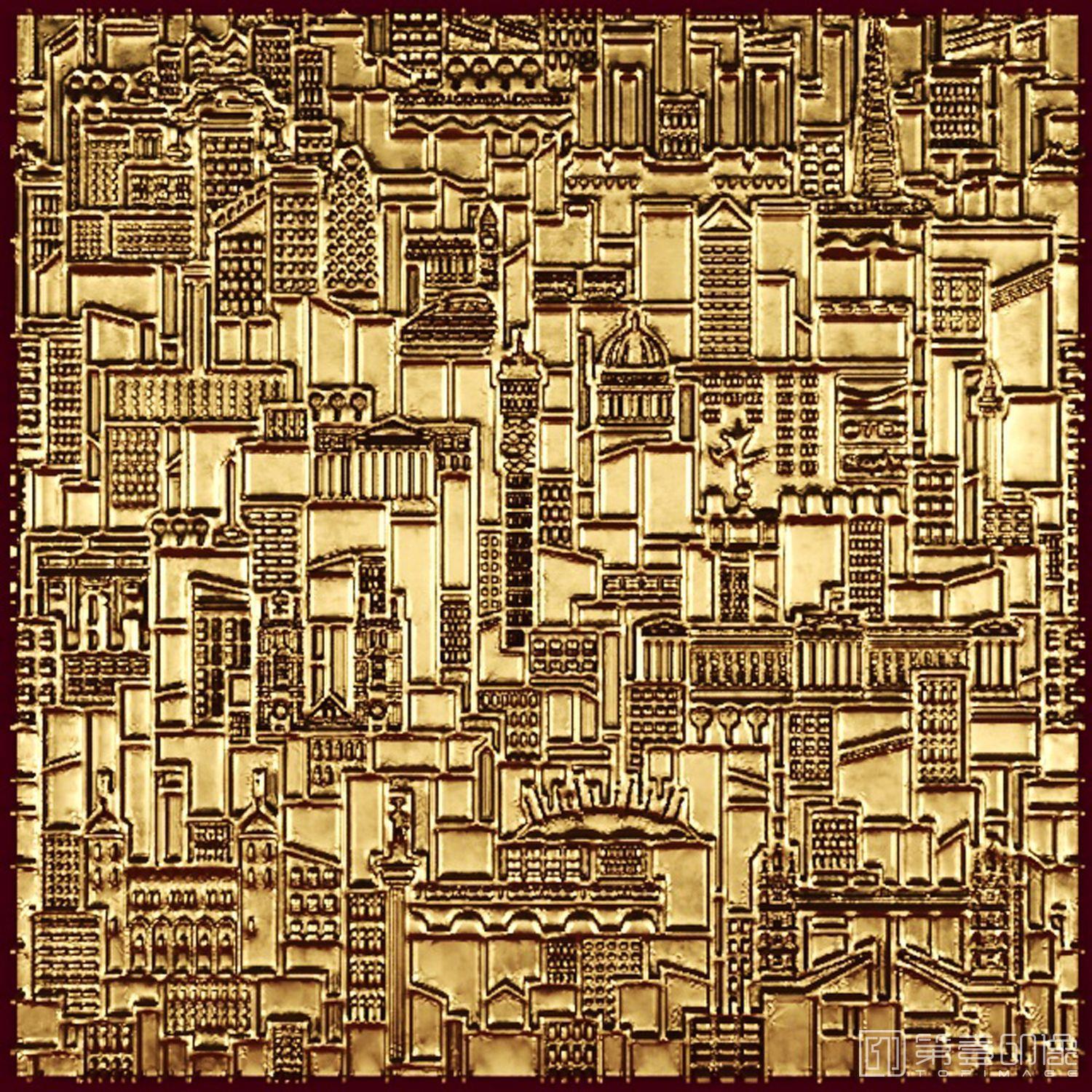 电脑绘画-装饰画-金箔系列-159