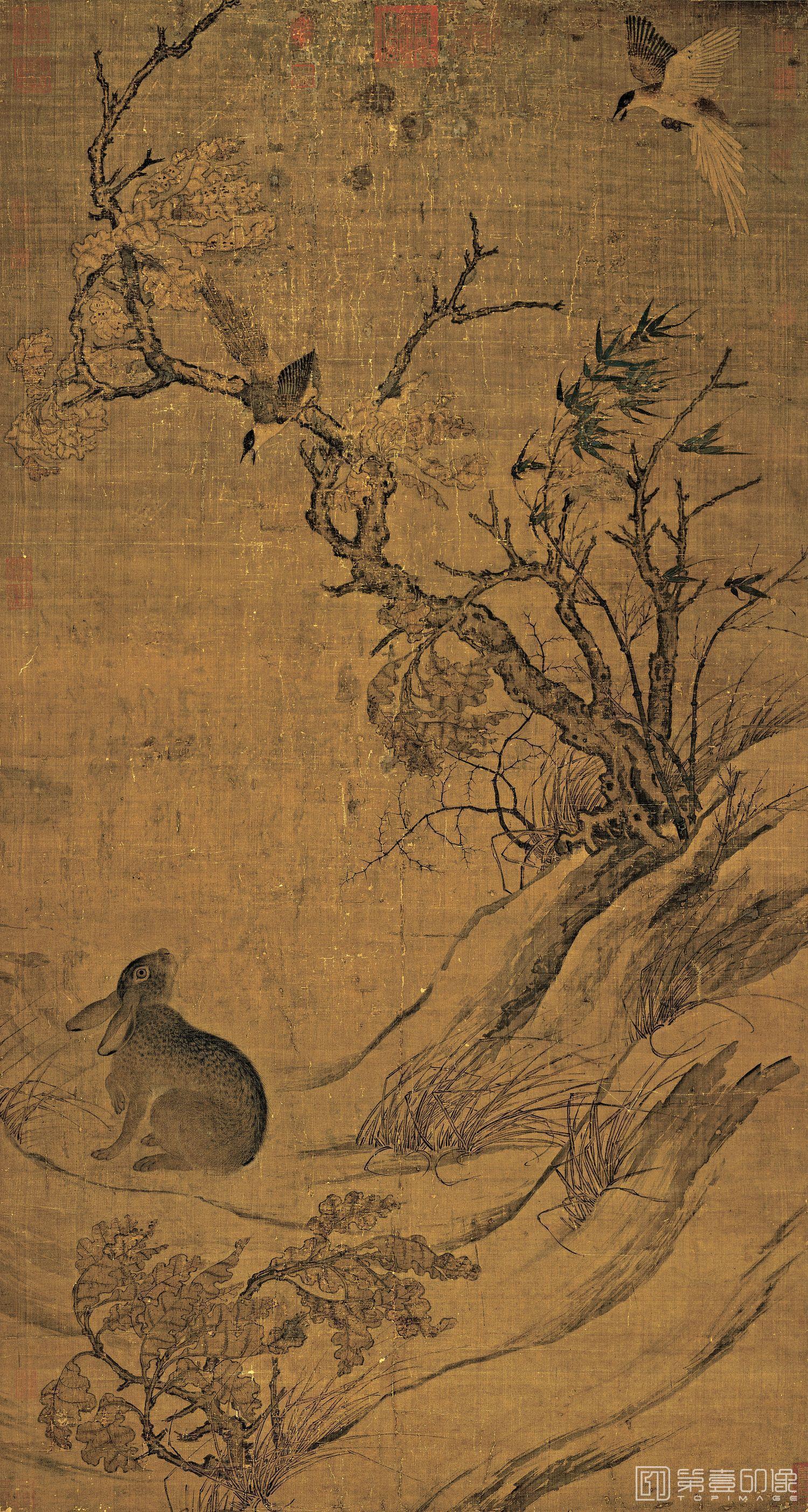 国画-双喜图ＨＤ-193.7X103