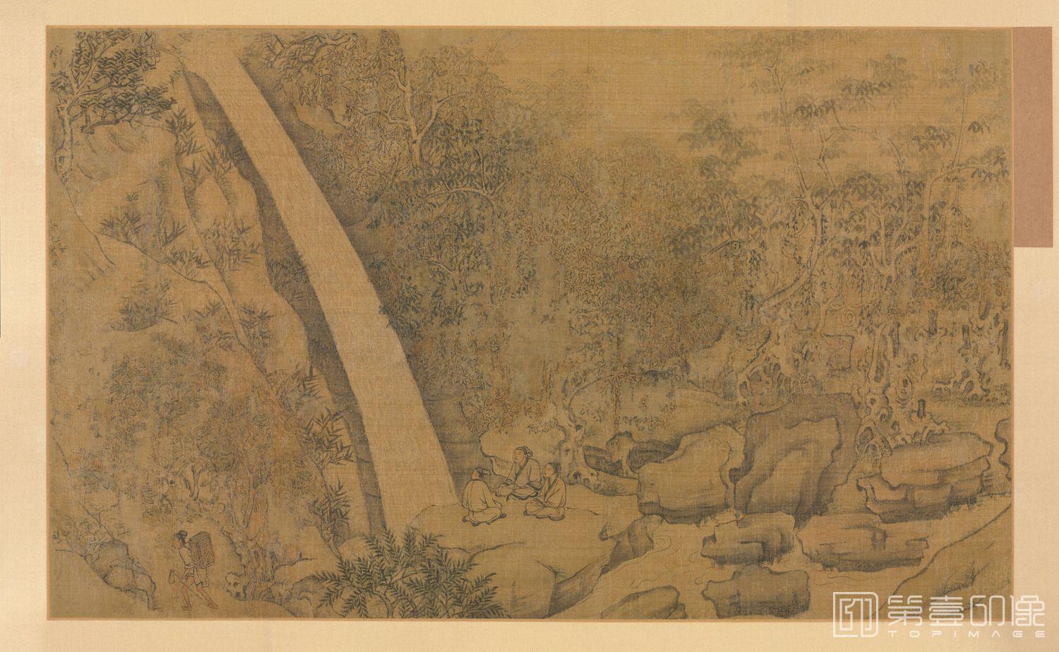 国画-卧龙山图三-38.3x53.8