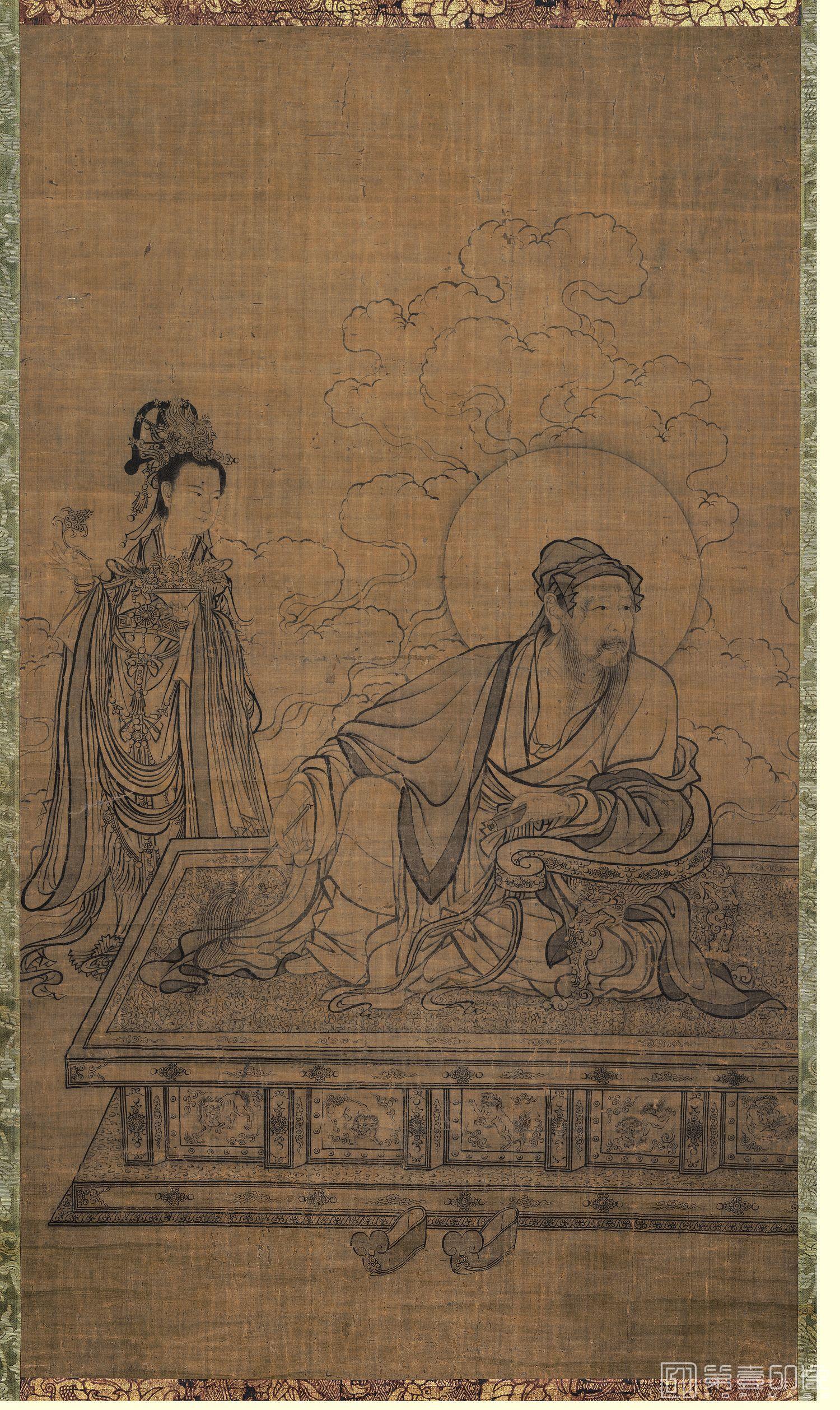 国画-维摩居士像HD-95x56
