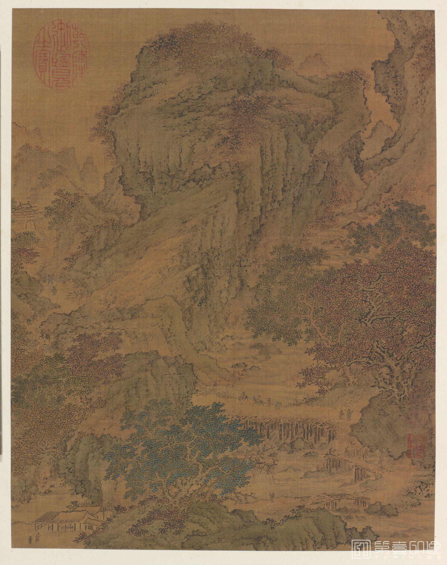 国画-秋意图立軕-50.8x36.5