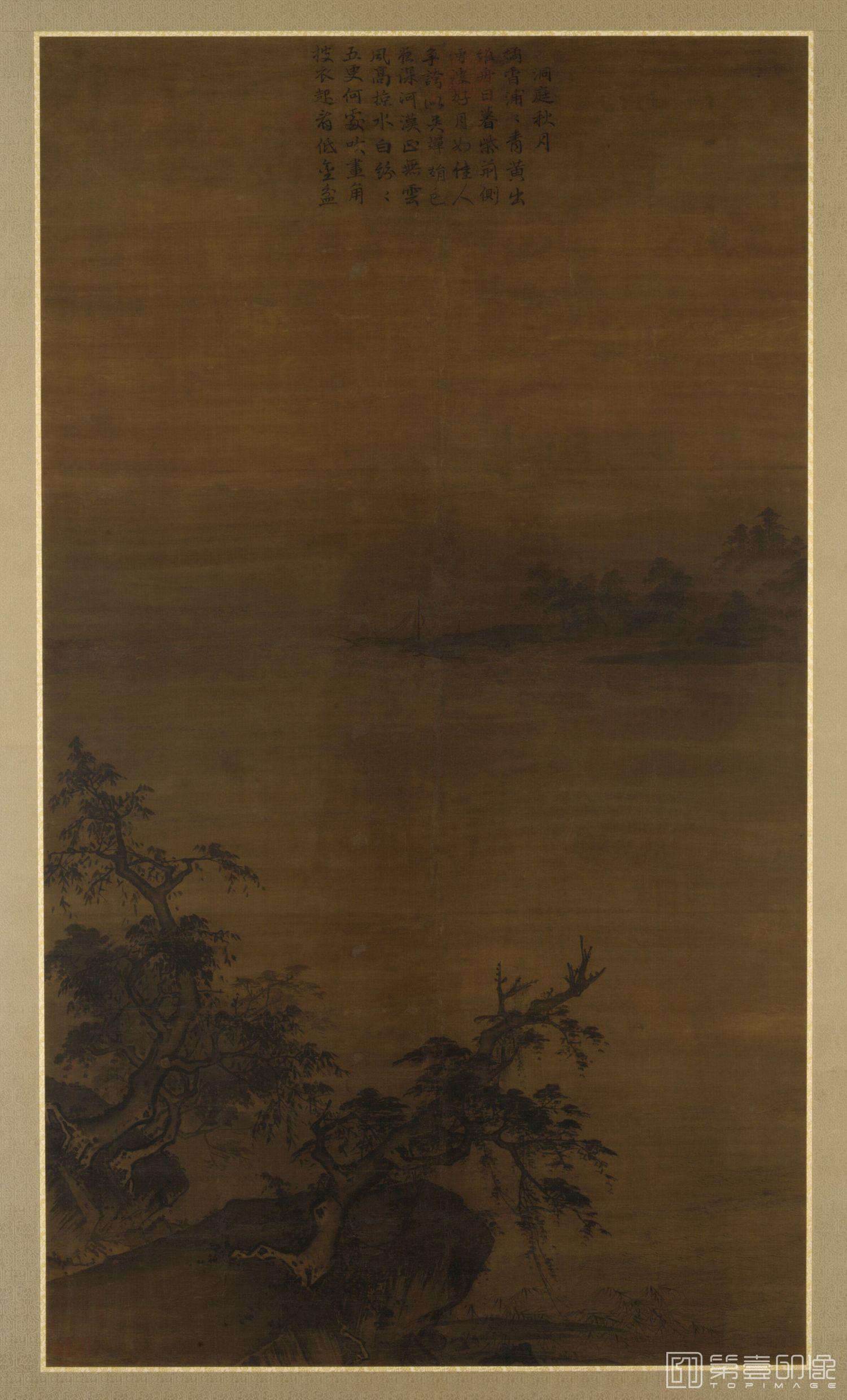 国画-洞庭秋月图 (小)-189.6×108.9