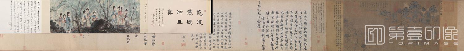 国画-游春图