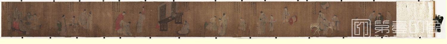国画-酒中八仙图卷