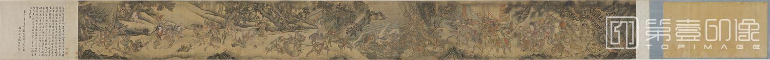 国画-二郎神搜山图卷-61 x 806