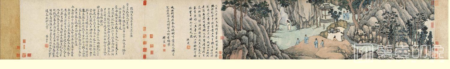 国画-虎丘饯别图-32x240