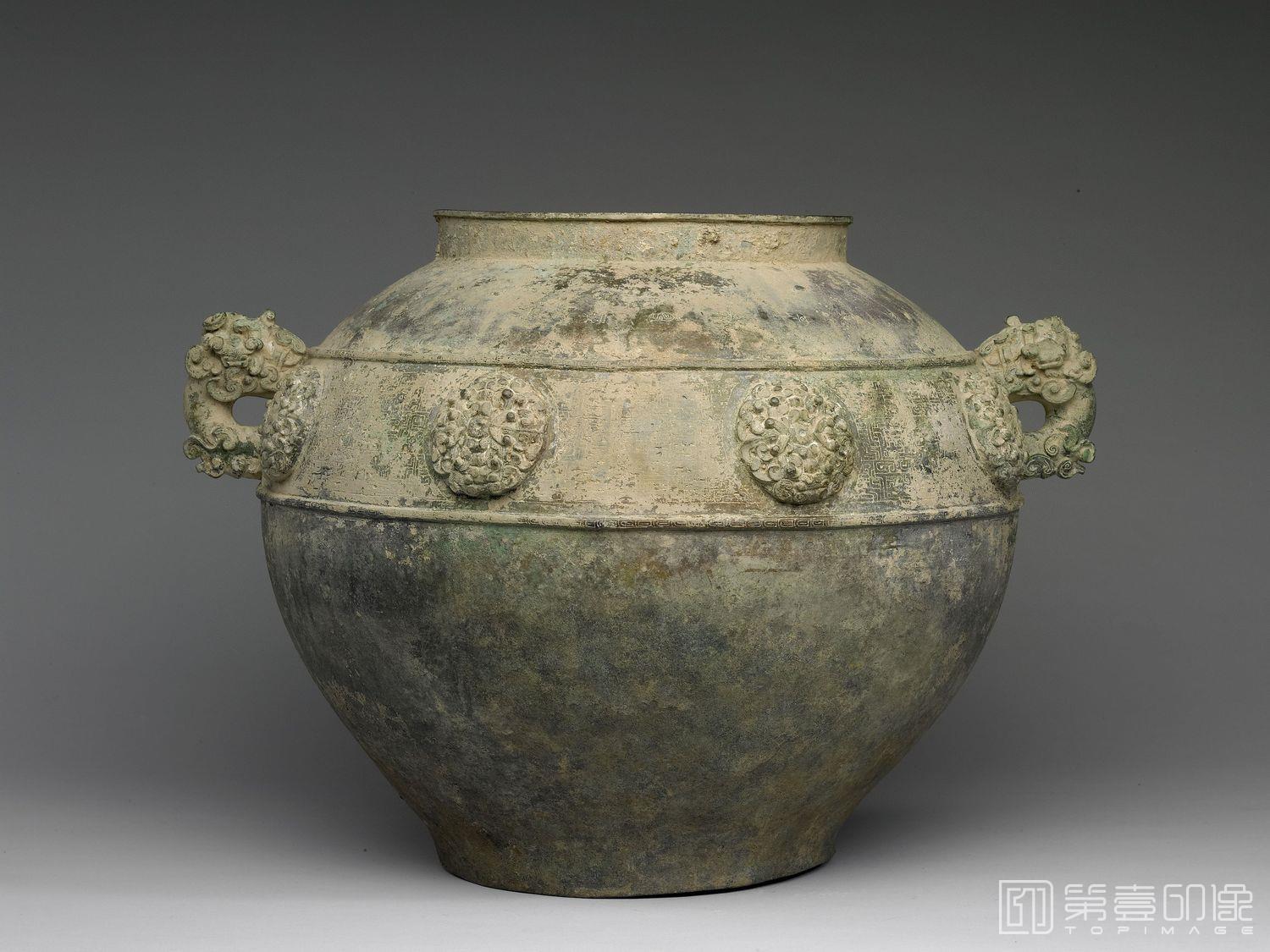 摄影-公元前500-401年 鄝公缶-最高36.4cm，口径23cm