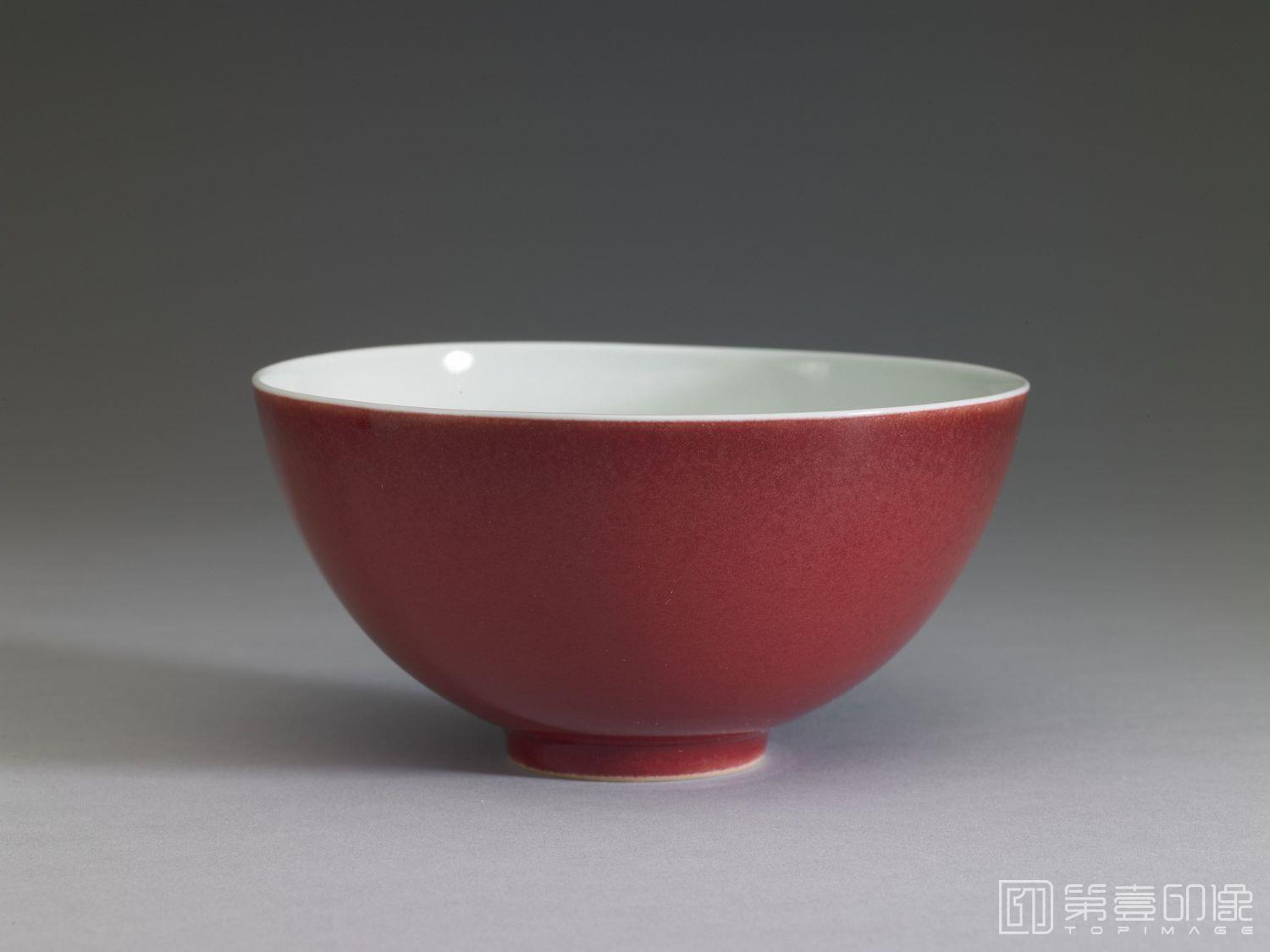 摄影-清-雍正 红釉碗-6-高7.1cm 底径4.5cm 口径15.7cm