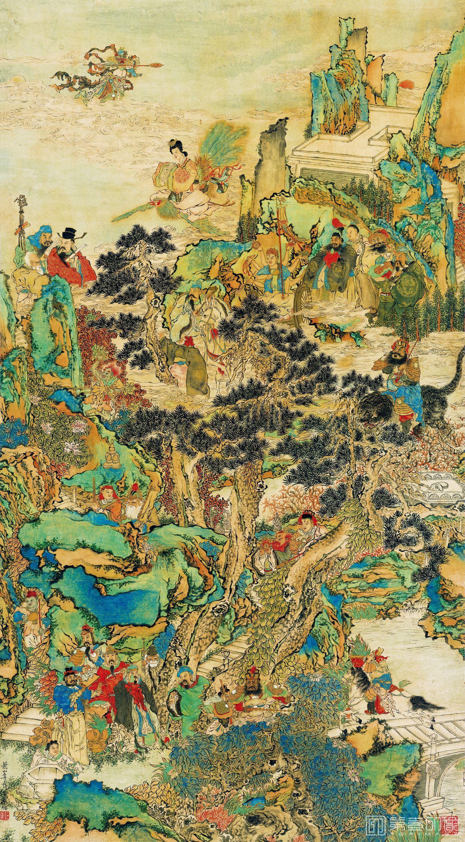国画-群仙图-55x99.tif