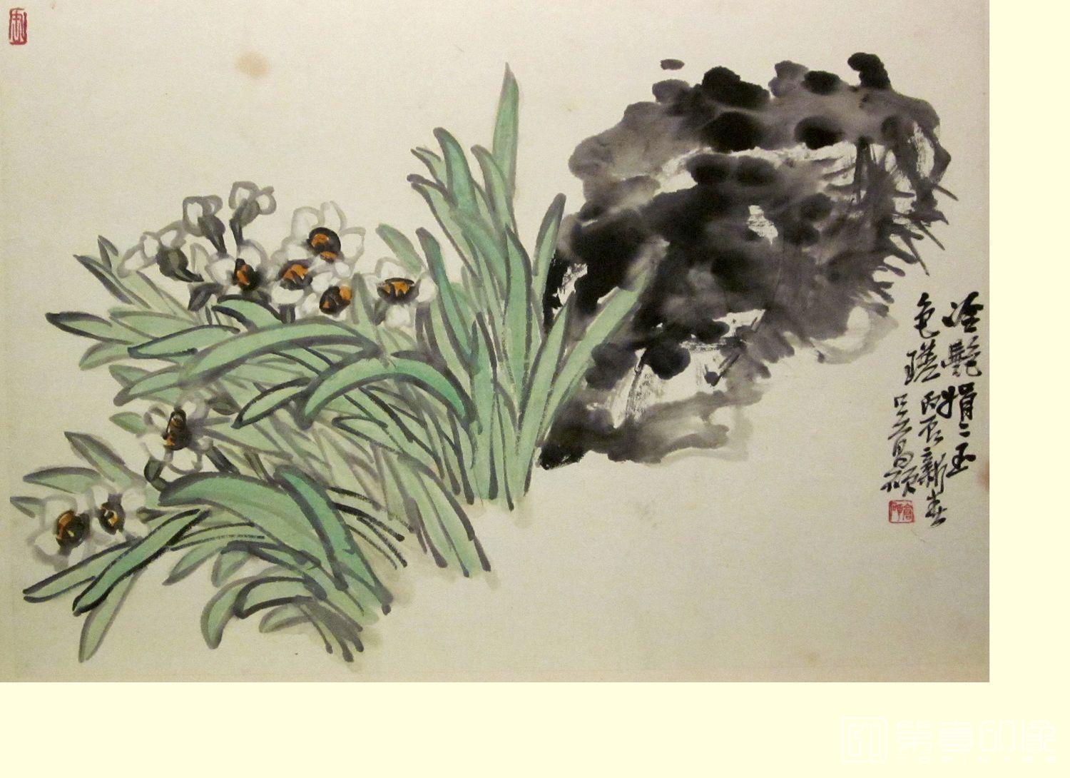 国画-花卉图册 册页四
