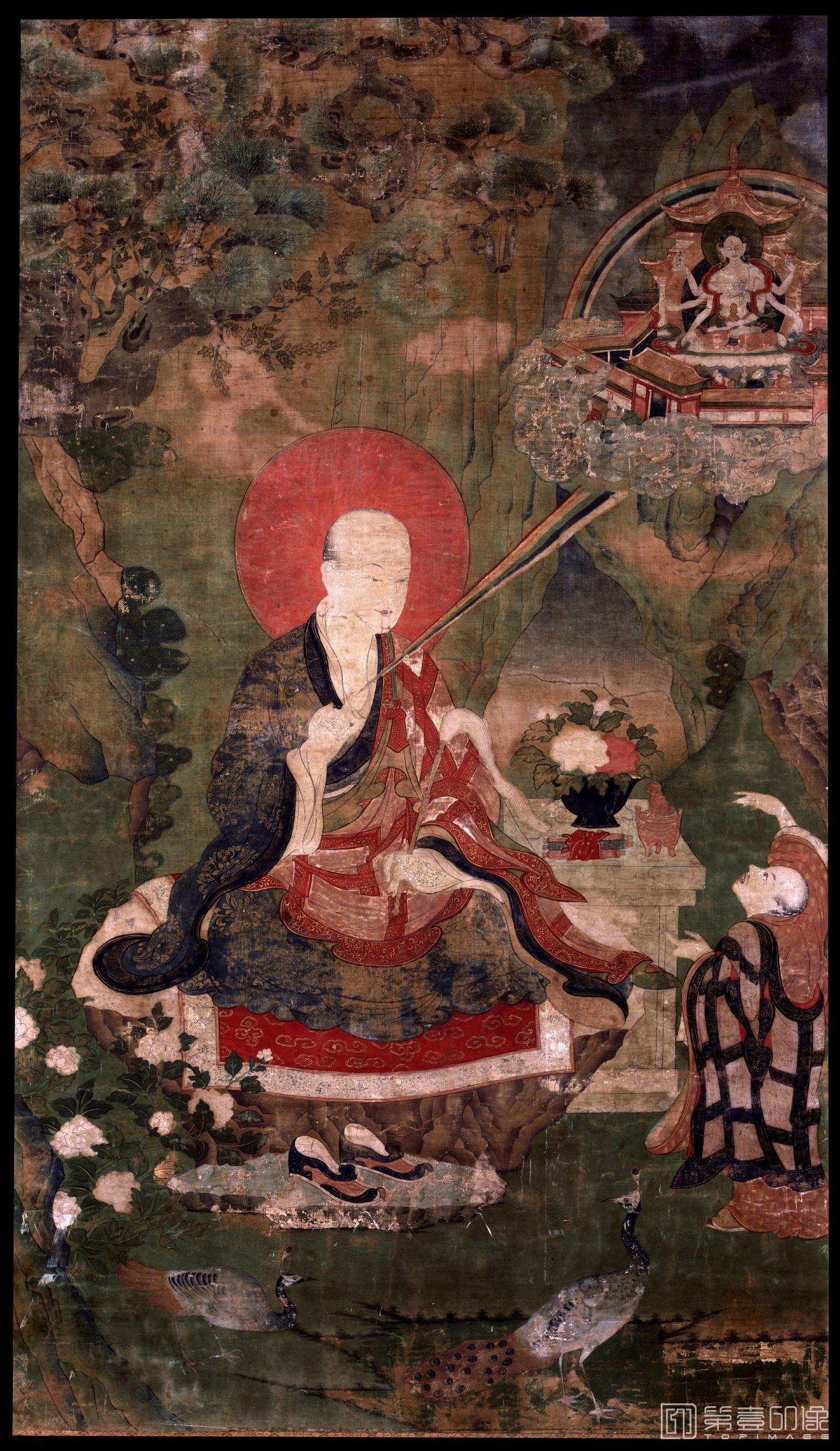国画-佛罗汉Arhat (Buddhist Elder)16Elders Vajriputra