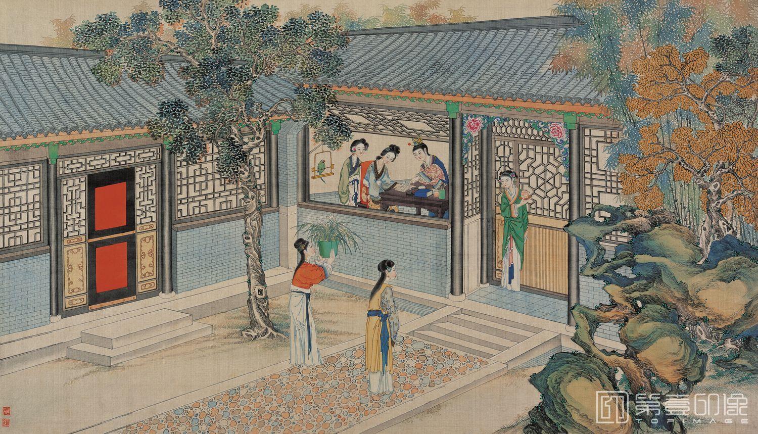 国画-红楼梦 (49)