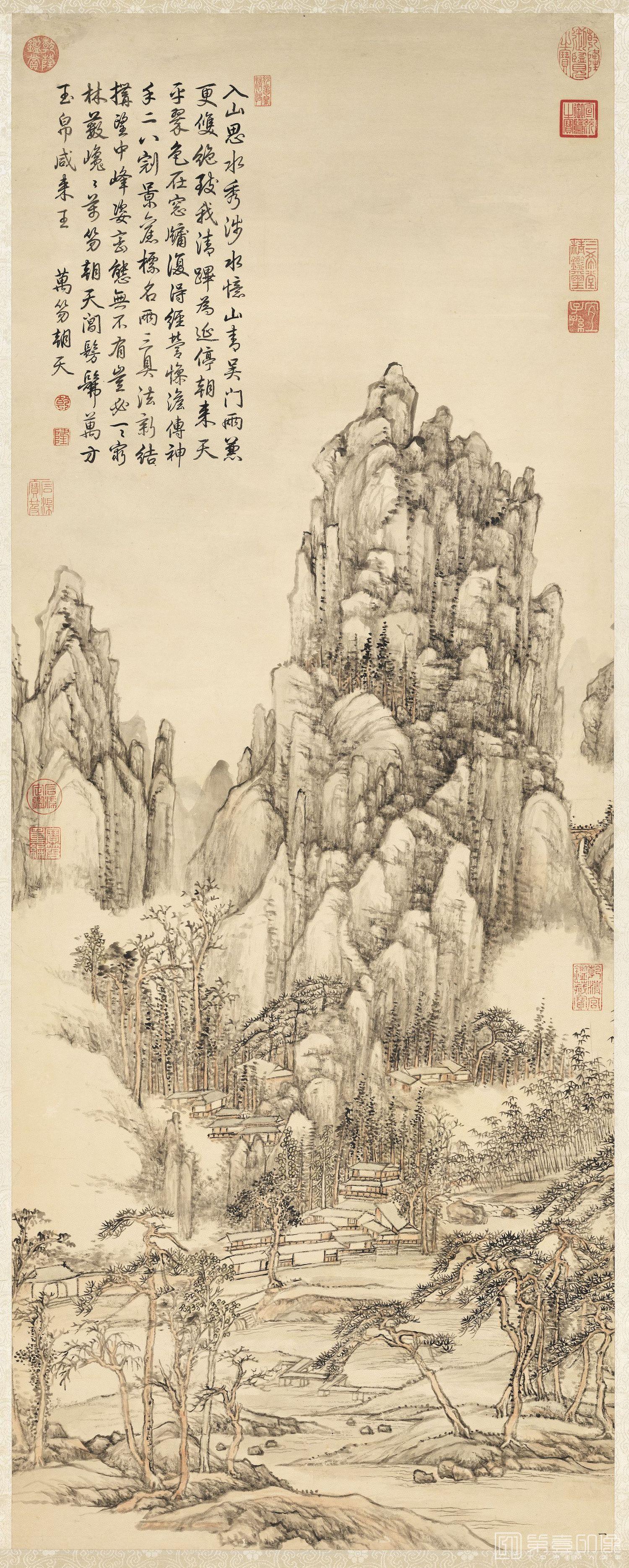 国画-万笏朝天轴-66