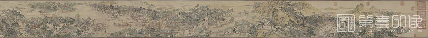 国画-姑苏繁华图原色版v2第一段-35.8X1225