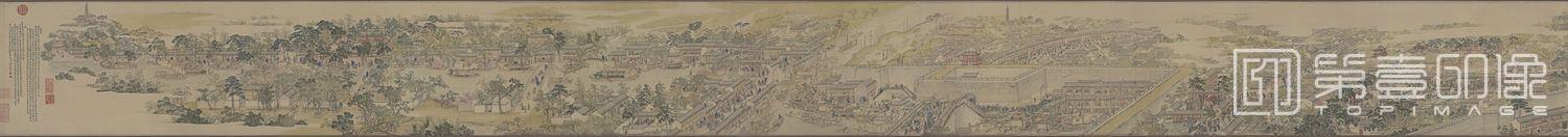 国画-姑苏繁华图原色版v2第三段-35.8X1225