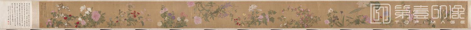 国画-百花图卷HD-32×228