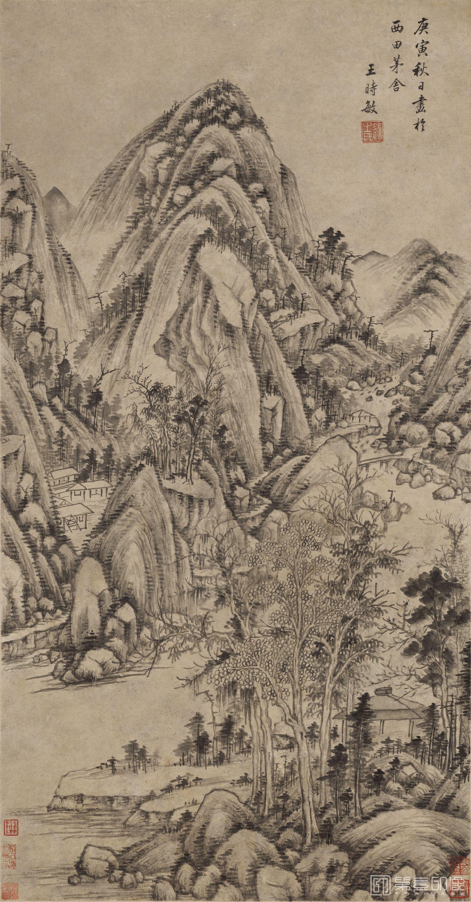 国画-丛林曲调图-100x52.5