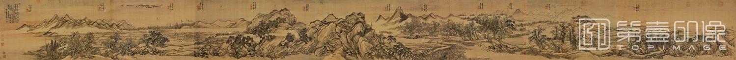 国画-唐人诗意图卷-27.6x335