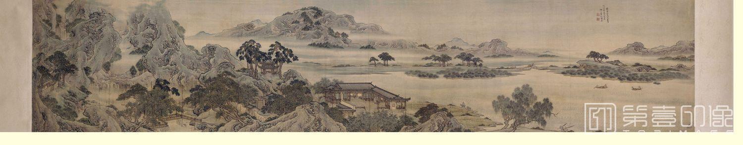 国画-绿墅堂图卷