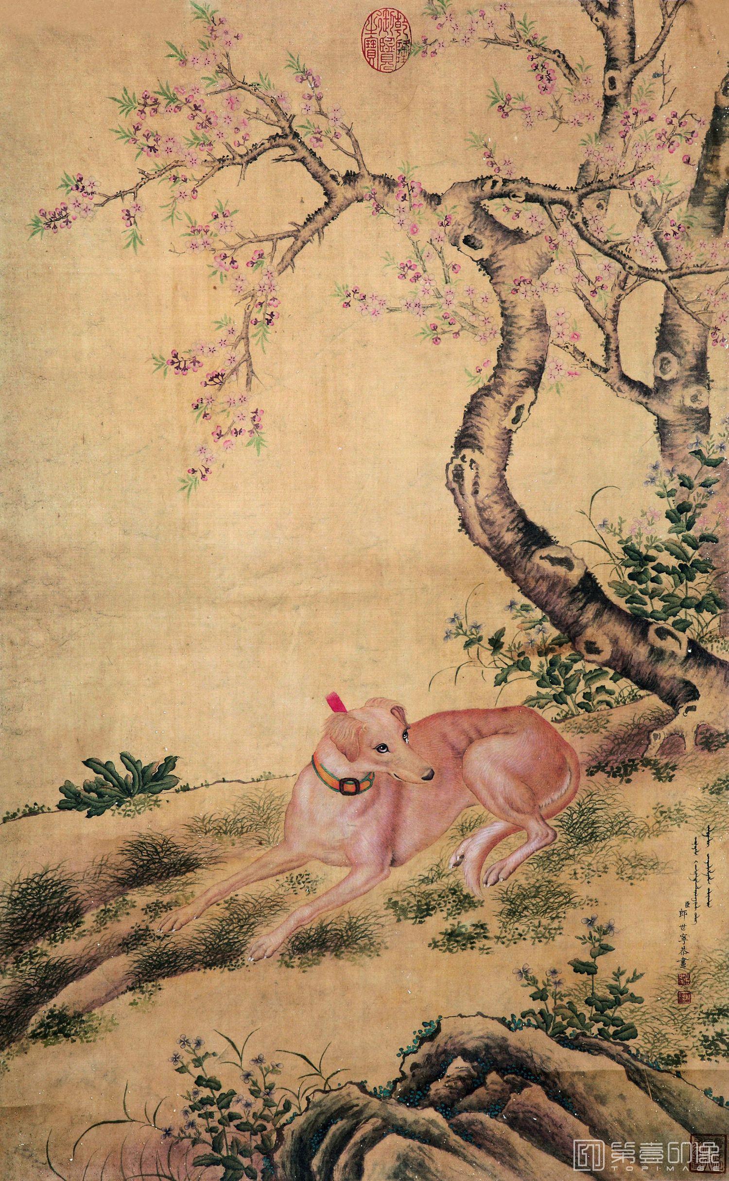 国画-睒星狼