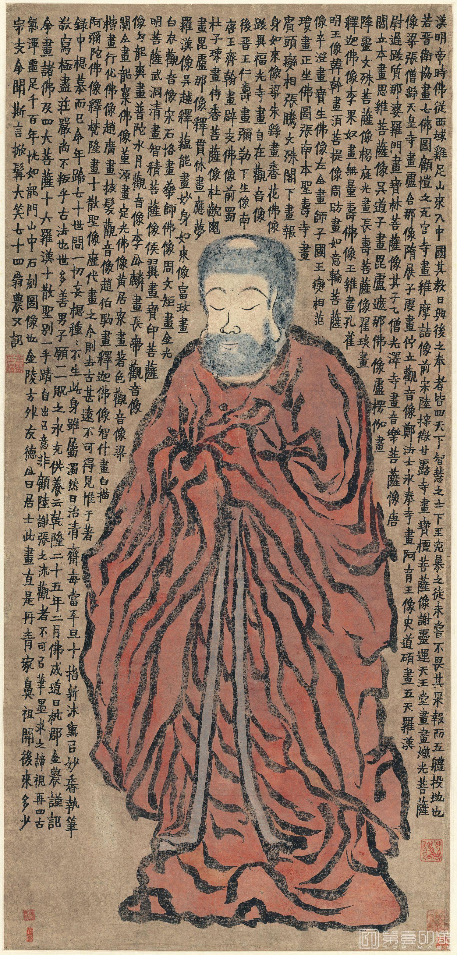 国画-佛像-64x133.8