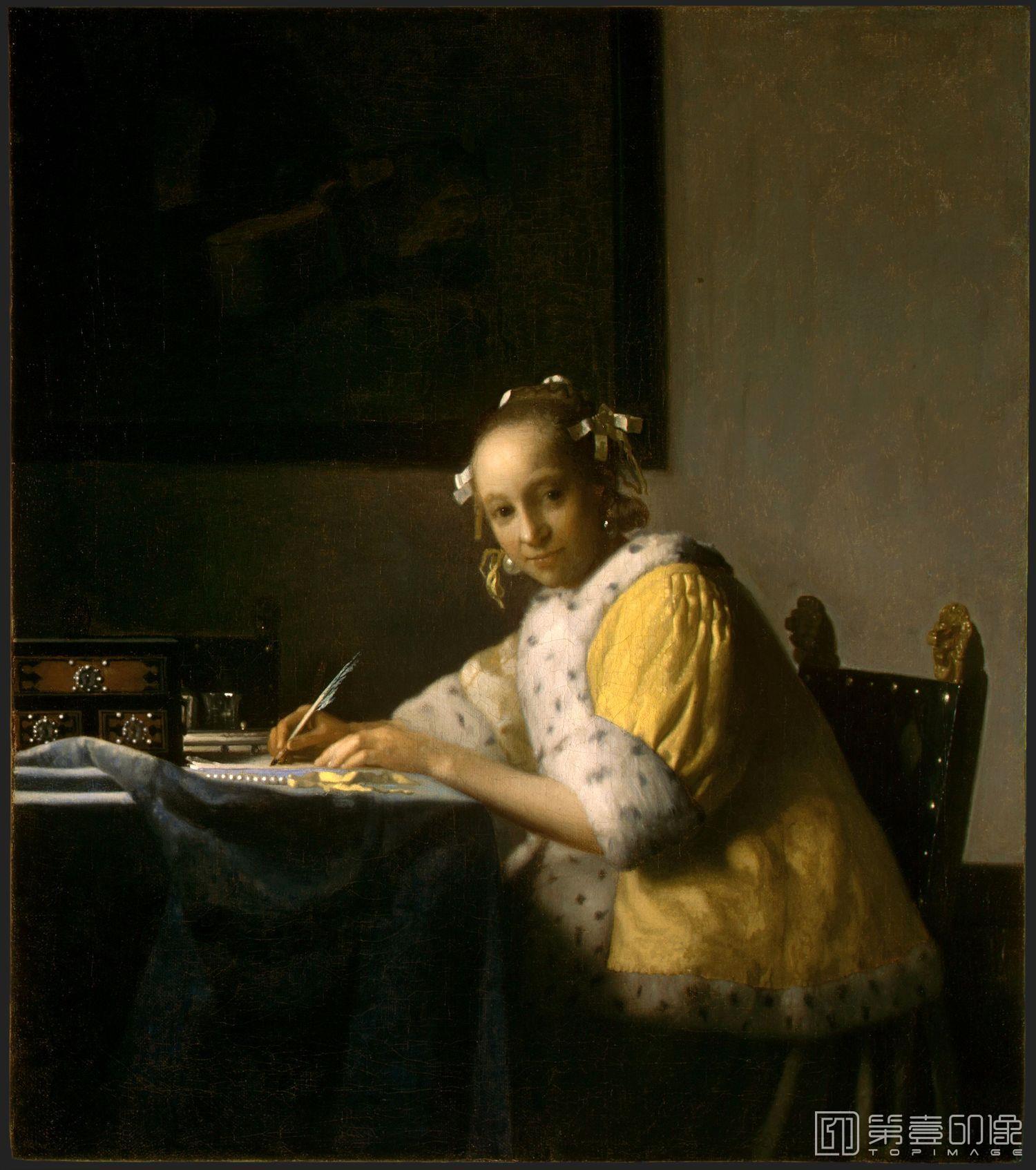 油画-维米尔42幅-J.Vermeer-HQ329550