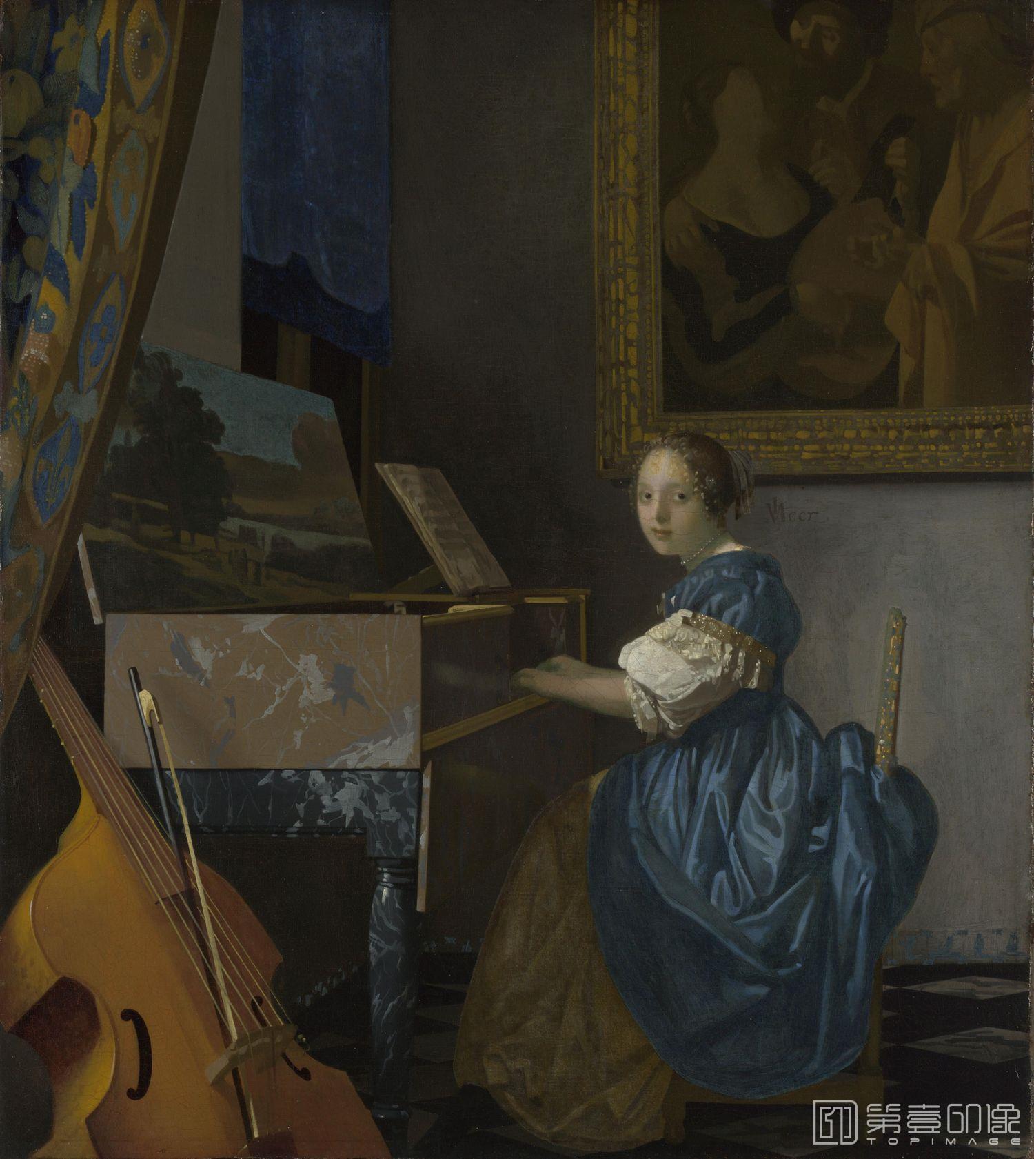 油画-维米尔42幅-J.Vermeer-HQ329553