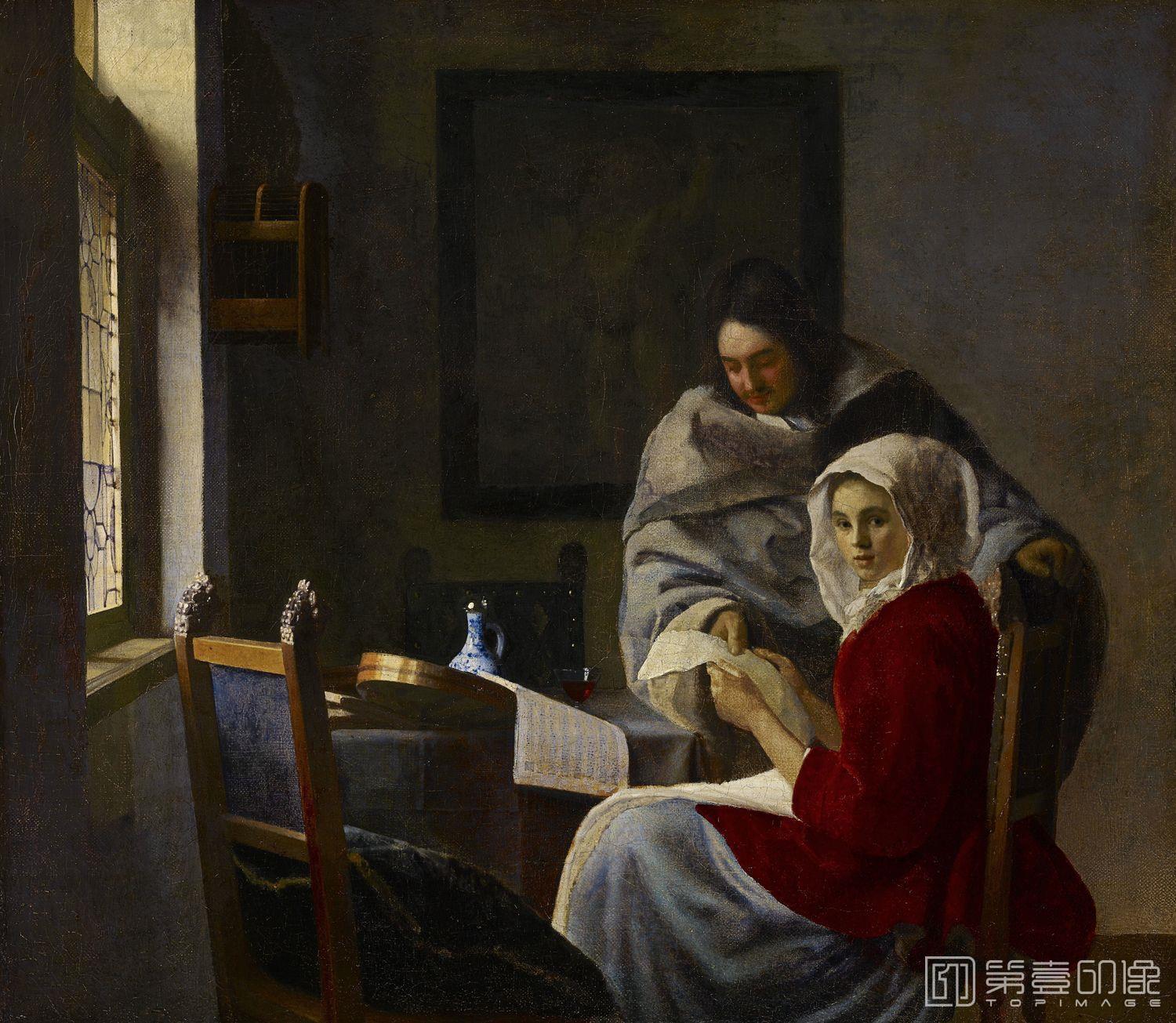 油画-维米尔42幅-J.Vermeer-HQ329557