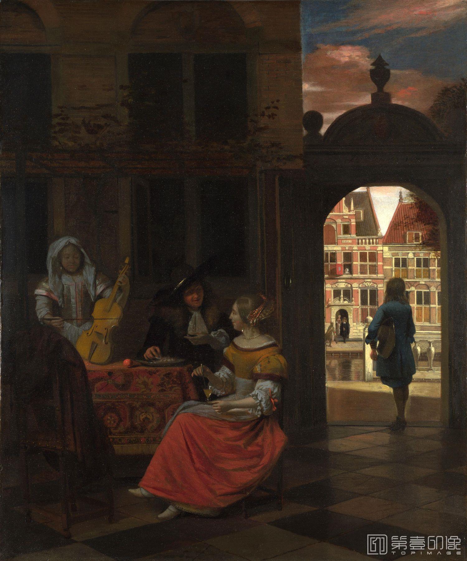 油画-维米尔42幅-J.Vermeer-HQ329566